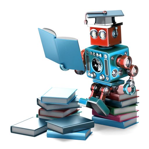 Lesender Roboter